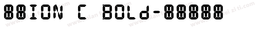 字体ION C Bold字体转换